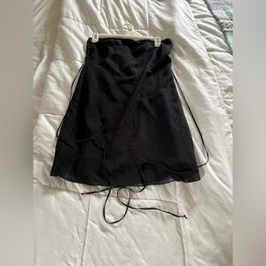 Sisley Black Asymmetrical Skirt